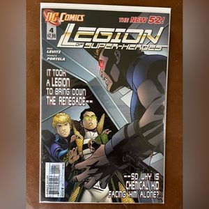 Legion of Super-Heroes #4 Feb 2012 DC Comics The New 52 Boarded Paul Levitz